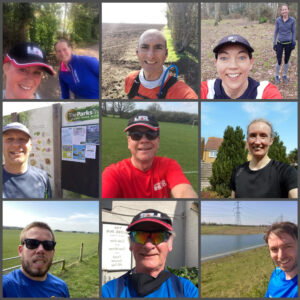Running selfies